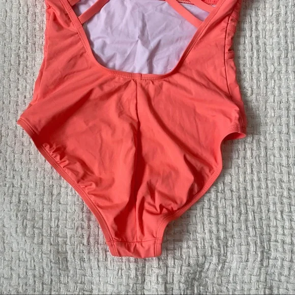 LA BLANCA Island Goddess Multi-Strap Cross-Back One Piece sz 6 - Picture 3 of 8